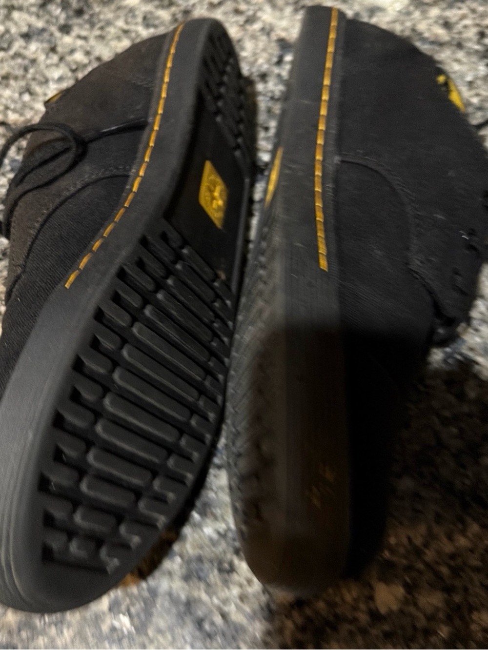 Doc Martens Soho Low Top Canvas Black Sneakers Shoes Womens 10